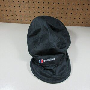berghaus mens dark gray fleece lined Goretex nylon waterproof trapper hat XL EUC
